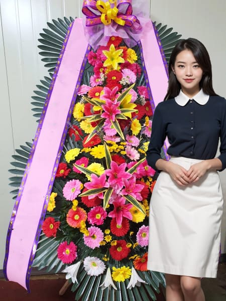 메리빌리아 송도 3단화환 기본형