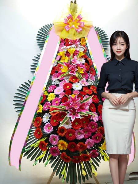 메리빌리아 송도 3단화환 고급형